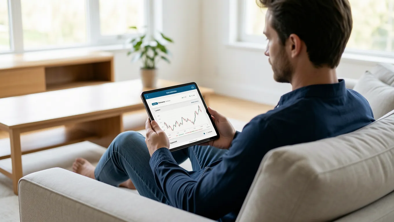 Person using a tablet to find the easiest personal loans online in 2026